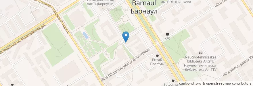 Mapa de ubicacion de FreeMan's en Rússia, Distrito Federal Siberiano, Алтайский Край, Городской Округ Барнаул.