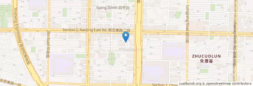 Mapa de ubicacion de CAIRE凱爾診所 en 臺灣, 新北市, 臺北市, 中山區.