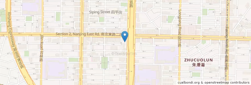 Mapa de ubicacion de Music Corner Live House en Taiwan, 新北市, Taipei, 中山區.