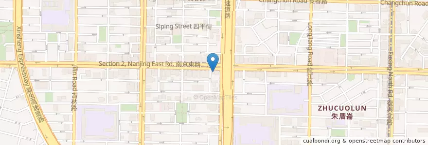 Mapa de ubicacion de Maji de鐵板蓋飯居酒食屋 en Tayvan, 新北市, Taipei, 中山區.