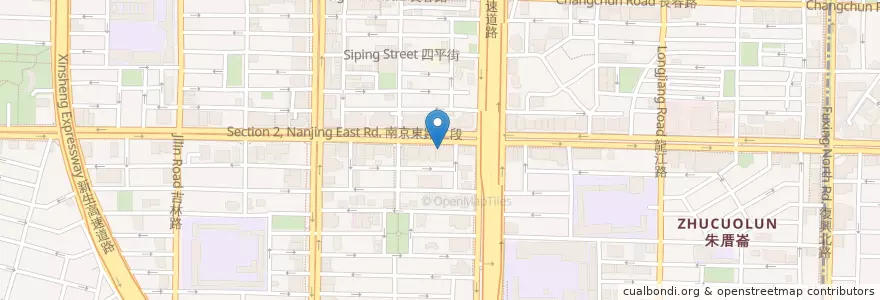 Mapa de ubicacion de 客美多咖啡 en Tayvan, 新北市, Taipei, 中山區.