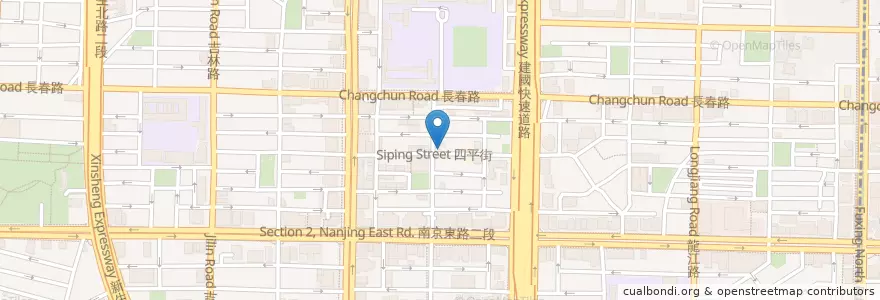 Mapa de ubicacion de Wei Coffee en Taiwan, Nuova Taipei, Taipei, Distretto Di Zhongshan.