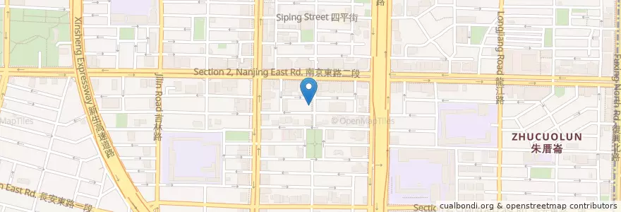 Mapa de ubicacion de 享石石頭火鍋 en تايوان, تايبيه الجديدة, تايبيه, 中山區.
