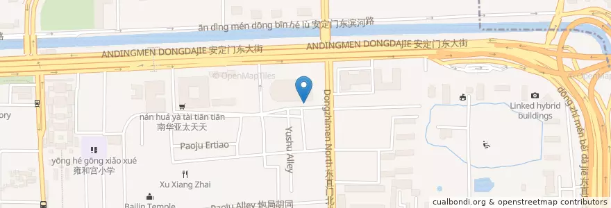 Mapa de ubicacion de 中国建设银行(CCB) en China, Pequim, Hebei, 东城区.