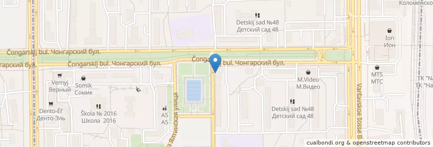 Mapa de ubicacion de Буффало en Rusia, Центральный Федеральный Округ, Москва, Южный Административный Округ, Нагорный Район.