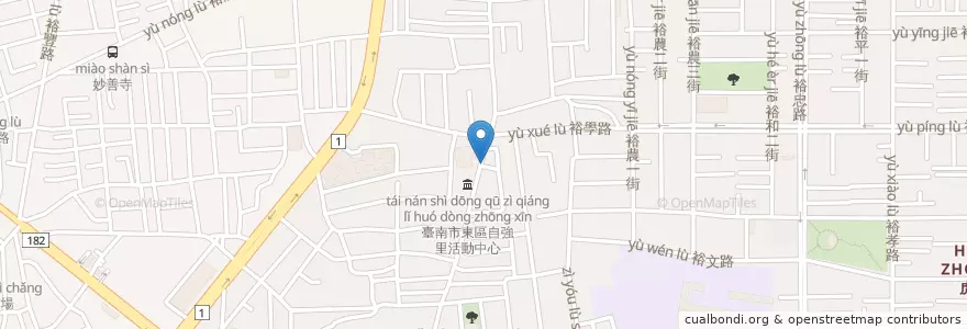 Mapa de ubicacion de 晨間廚房 en Taïwan, Tainan, District Est.