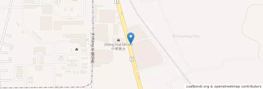 Mapa de ubicacion de 台糖嘉年華站 en Taiwan, Tainan, Rende.