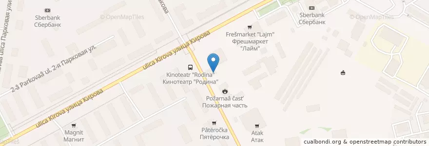 Mapa de ubicacion de Априори en Rusia, Distrito Federal Central, Óblast De Moscú, Городской Округ Подольск.