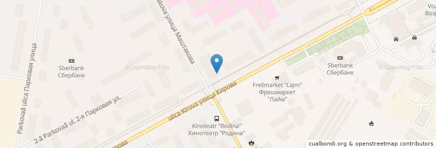 Mapa de ubicacion de Флория en Rusia, Центральный Федеральный Округ, Московская Область, Городской Округ Подольск.