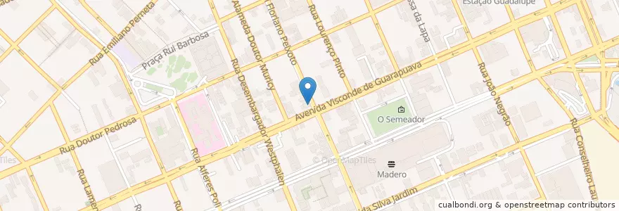 Mapa de ubicacion de Maneki Lamen en 브라질, 남부지방, 파라나, Região Geográfica Intermediária De Curitiba, Região Metropolitana De Curitiba, Microrregião De Curitiba, 쿠리치바.
