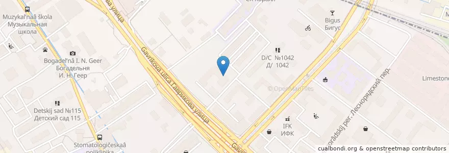Mapa de ubicacion de РВР Медик en 러시아, Центральный Федеральный Округ, Москва, Центральный Административный Округ, Красносельский Район.