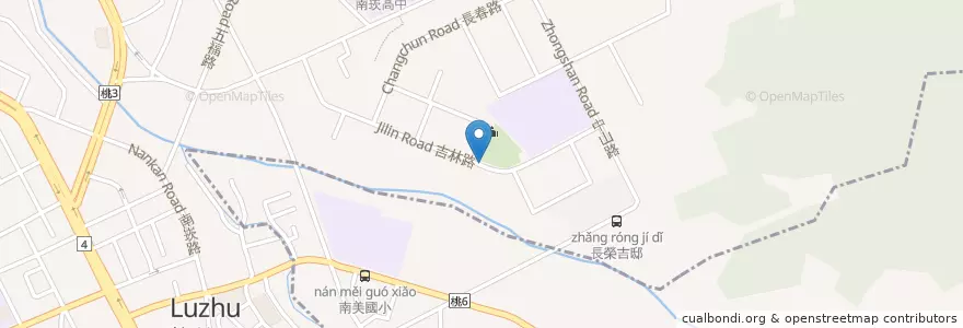 Mapa de ubicacion de 蘆竹吉林公園 en 타이완, 타오위안 시, 구이산 구.