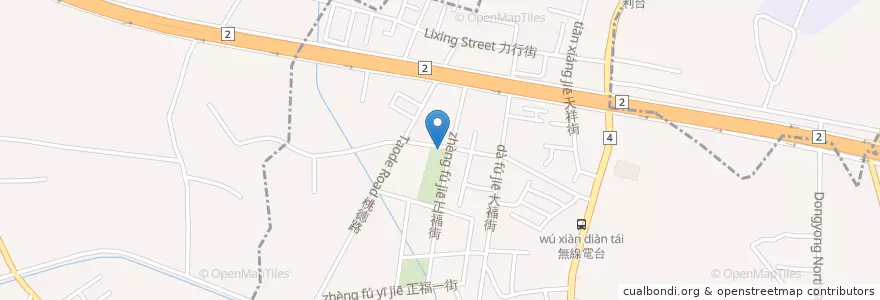 Mapa de ubicacion de 思源公園 en Taiwán, Taoyuan, 八德區.