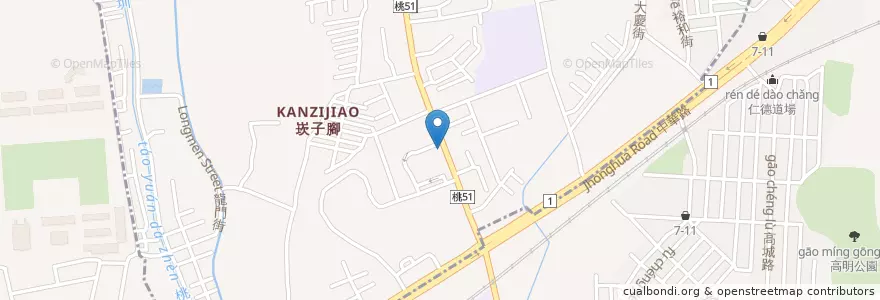 Mapa de ubicacion de 衛福部桃園醫院 en تایوان, 桃園市, 桃園區.