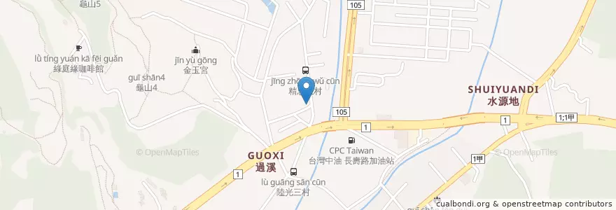 Mapa de ubicacion de 璟都江山社區 en 臺灣, 桃園市, 龜山區.