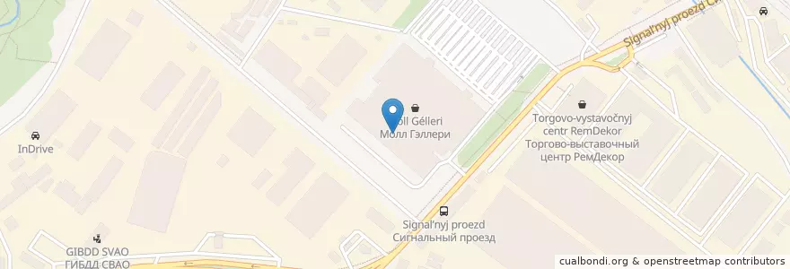 Mapa de ubicacion de Бургер Кинг en Rusia, Distrito Federal Central, Москва, Северо-Восточный Административный Округ.