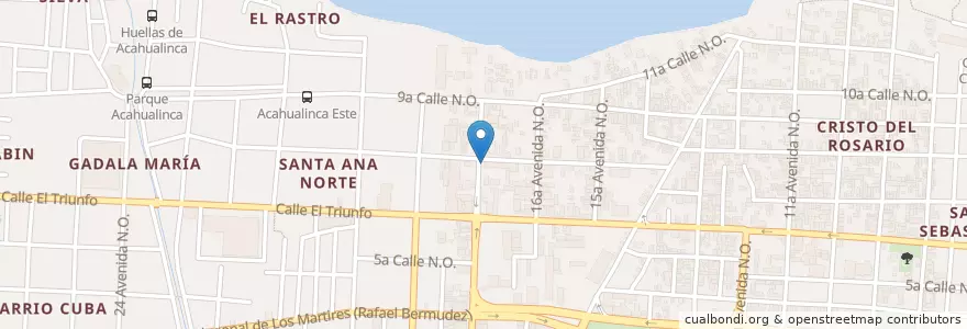 Mapa de ubicacion de Centro Nacional Panamericano en نيكاراجوا, Departamento De Managua, Managua (Municipio).