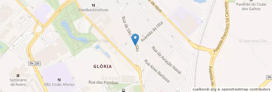 Mapa de ubicacion de Vegifrut en Portekiz, Aveiro, Centro, Baixo Vouga, Aveiro, Glória E Vera Cruz.