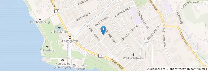Mapa de ubicacion de Miracle en Suisse, Zurich, District De Zurich, Zurich.