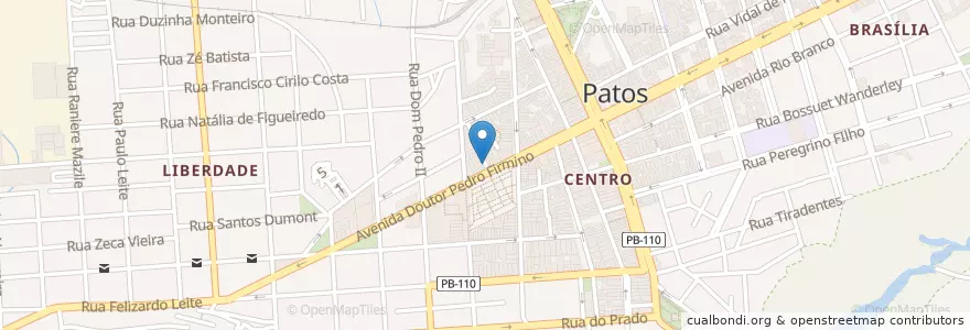 Mapa de ubicacion de Alternativos Condado, Malta e Santa Gertrudes en Brazil, Northeast Region, Paraíba, Região Metropolitana De Patos, Região Geográfica Intermediária De Patos, Região Geográfica Imediata De Patos, Patos.