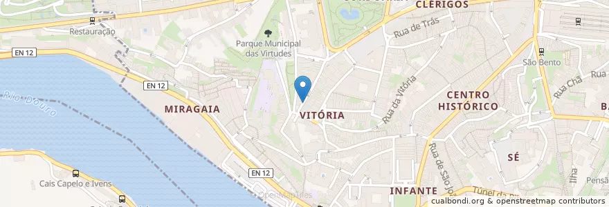 Mapa de ubicacion de Porta 4 en Portugal, Norte, Área Metropolitana Do Porto, Porto, Porto, Cedofeita, Santo Ildefonso, Sé, Miragaia, São Nicolau E Vitória.