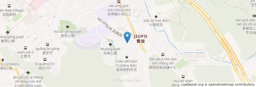 Mapa de ubicacion de 藝拍即合音樂教室 en 臺灣, 新北市, 臺北市, 信義區.