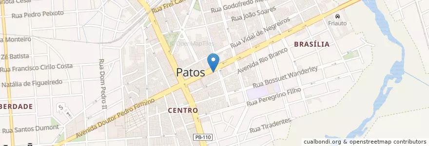 Mapa de ubicacion de Emporio Pharma en Brazil, Severovýchodní Region, Paraíba, Região Metropolitana De Patos, Região Geográfica Intermediária De Patos, Região Geográfica Imediata De Patos, Patos.