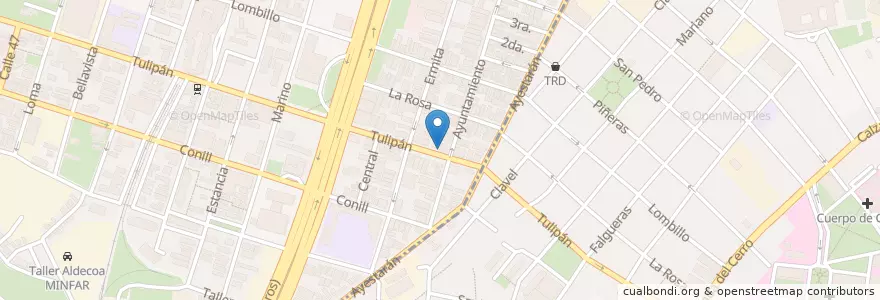 Mapa de ubicacion de Pizzeria Don Rene en 古巴, La Habana, Cerro.