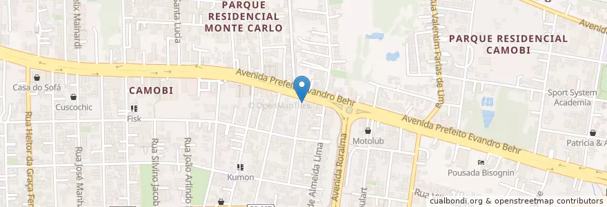 Mapa de ubicacion de Comcerva en ブラジル, 南部地域, リオグランデ・ド・スル, Região Geográfica Intermediária De Santa Maria, Região Geográfica Imediata De Santa Maria, Santa Maria.