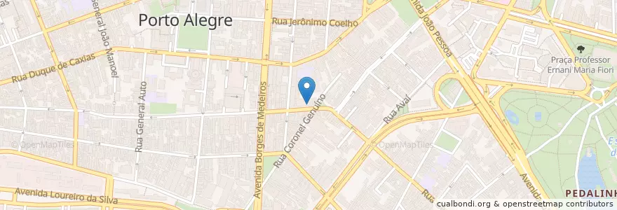 Mapa de ubicacion de Brechó do Futebol en 巴西, 南部, 南里奥格兰德, Região Metropolitana De Porto Alegre, Região Geográfica Intermediária De Porto Alegre, Região Geográfica Imediata De Porto Alegre, 阿雷格里港.