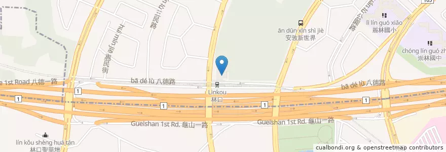 Mapa de ubicacion de 吉豚屋 en 臺灣, 新北市, 桃園市.