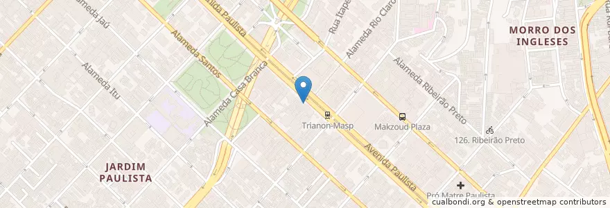 Mapa de ubicacion de Itaú en Бразилия, Юго-Восточный Регион, Сан-Паулу, Região Geográfica Intermediária De São Paulo, Região Metropolitana De São Paulo, Região Imediata De São Paulo, Сан-Паулу.