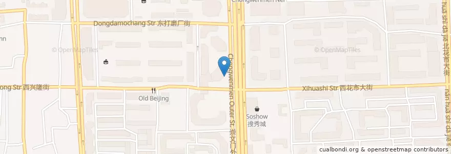 Mapa de ubicacion de McDonald's en 中国, 北京市, 河北省, 东城区.