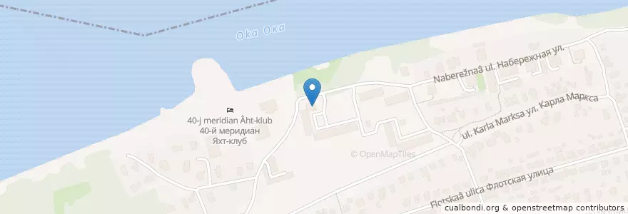 Mapa de ubicacion de Отделение связи №140413 en Rusland, Centraal Federaal District, Oblast Moskou, Коломенский Городской Округ.
