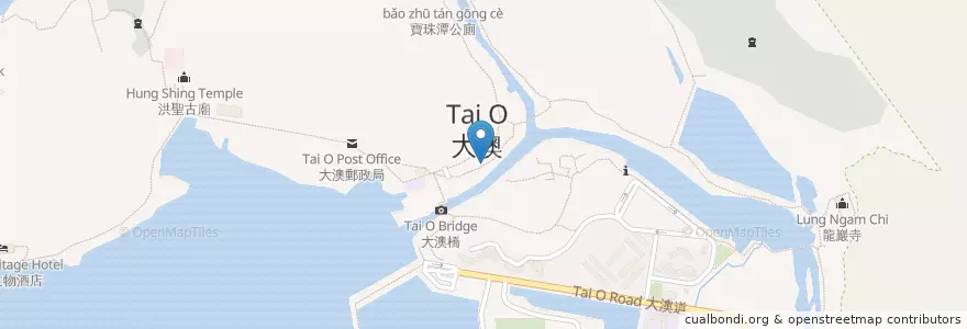 Mapa de ubicacion de 炭燒雞蛋仔 en China, Hong Kong, Provincia De Cantón, Nuevos Territorios, 離島區 Islands District.