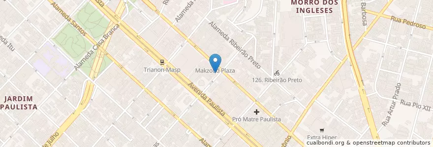 Mapa de ubicacion de Kare House en 巴西, 东南部, 圣保罗, Região Geográfica Intermediária De São Paulo, Região Metropolitana De São Paulo, Região Imediata De São Paulo, 聖保羅.