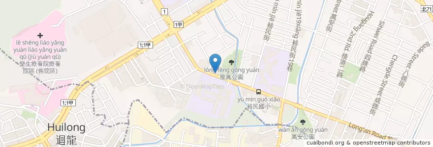 Mapa de ubicacion de 明治坊 en Taiwan, 新北市, 新莊區.