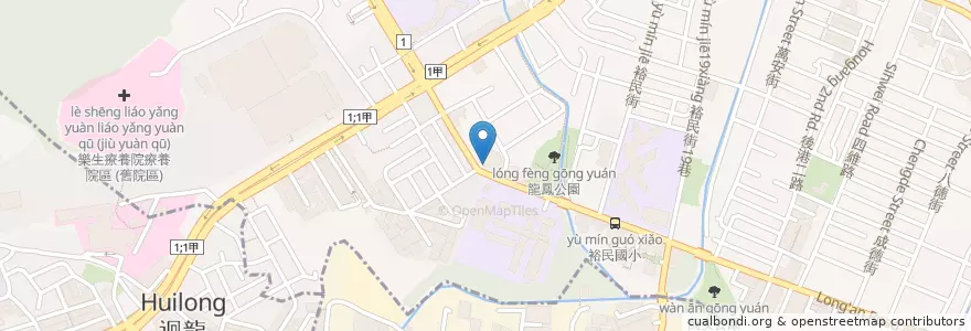 Mapa de ubicacion de 睿康健保藥局 en Taiwan, Nuova Taipei, Distretto Di Xinzhuang.