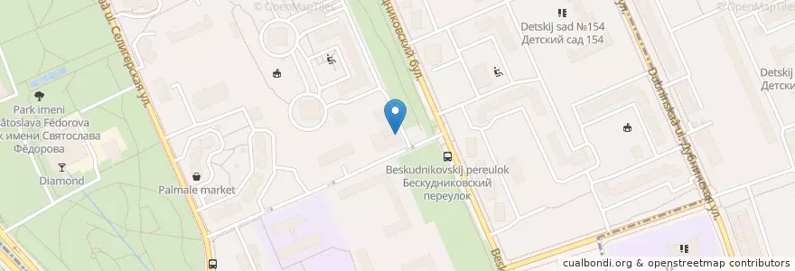 Mapa de ubicacion de А-мега en 러시아, Центральный Федеральный Округ, Москва, Северный Административный Округ, Бескудниковский Район.