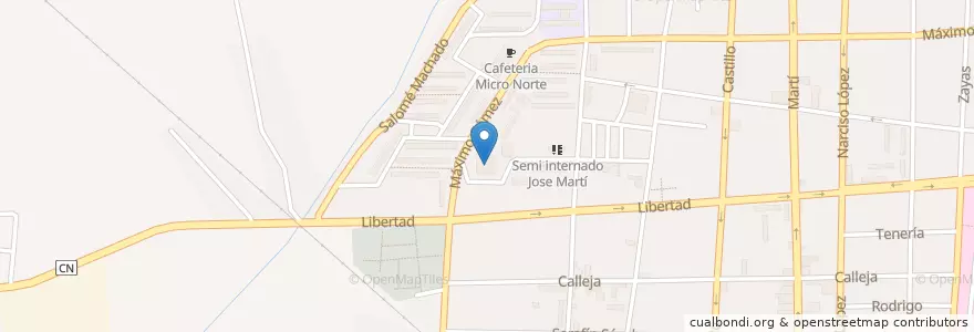 Mapa de ubicacion de Círculo Infantil Flor del Festival en Kuba, Ciego De Ávila, Morón, Ciudad De Morón.