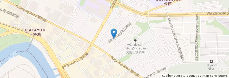 Mapa de ubicacion de Eight Way en Taiwan, New Taipei, Taipei, Neihu District.