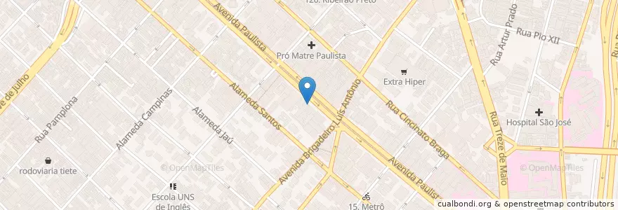Mapa de ubicacion de Baby Fruta en Бразилия, Юго-Восточный Регион, Сан-Паулу, Região Geográfica Intermediária De São Paulo, Região Metropolitana De São Paulo, Região Imediata De São Paulo, Сан-Паулу.