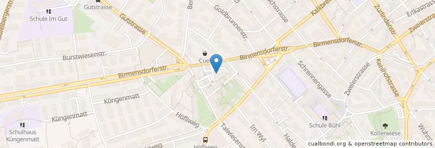 Mapa de ubicacion de Islamisches Kulturzentrum en Switzerland, Zurich, District Zurich, Zurich.