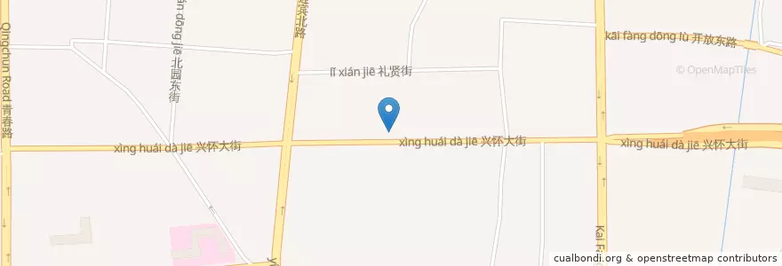 Mapa de ubicacion de 怀柔公共自行车金台小区站 en الصين, بكين, خبي, 怀柔区 / Huairou.
