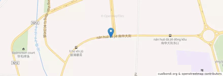 Mapa de ubicacion de 怀柔公共自行车怀柔区税务局站 en 中国, 北京市, 河北省, 怀柔区 / Huairou.