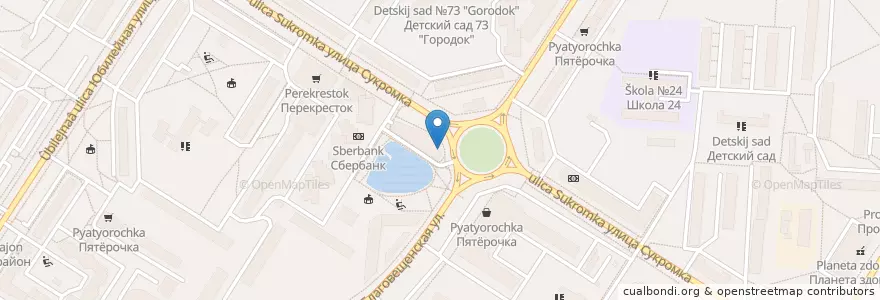 Mapa de ubicacion de Парадиз en روسيا, Центральный Федеральный Округ, محافظة موسكو, Городской Округ Мытищи.