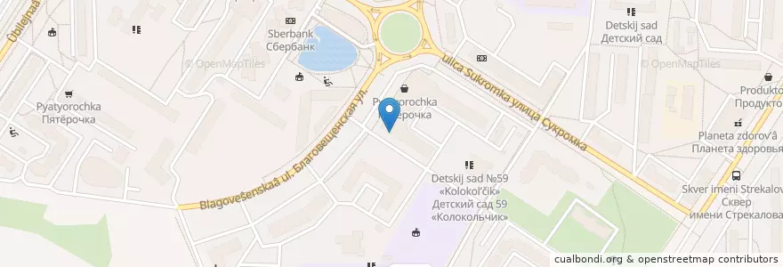 Mapa de ubicacion de Пиццерия Сантино en ロシア, 中央連邦管区, モスクワ州, Городской Округ Мытищи.