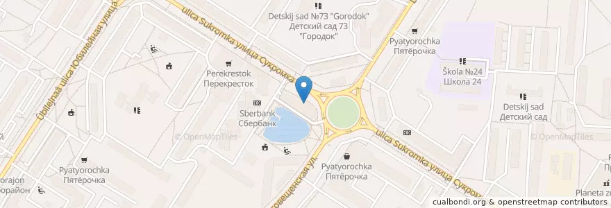 Mapa de ubicacion de ВТБ en 俄罗斯/俄羅斯, Центральный Федеральный Округ, 莫斯科州, Городской Округ Мытищи.