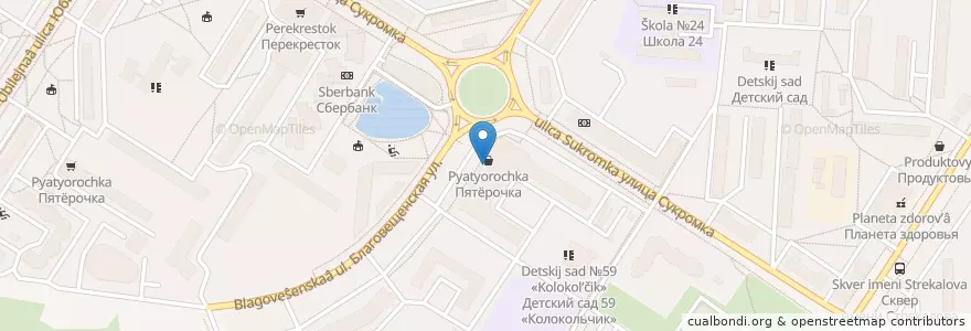 Mapa de ubicacion de А-мега en 俄罗斯/俄羅斯, Центральный Федеральный Округ, 莫斯科州, Городской Округ Мытищи.