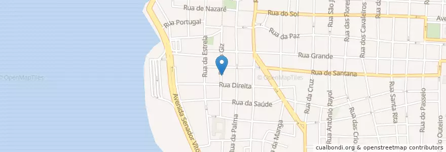 Mapa de ubicacion de Restaurante Tradição en Brazil, Northeast Region, Maranhão, Região Geográfica Intermediária De São Luís, Microrregião Da Aglomeração Urbana De São Luís, São Luís.